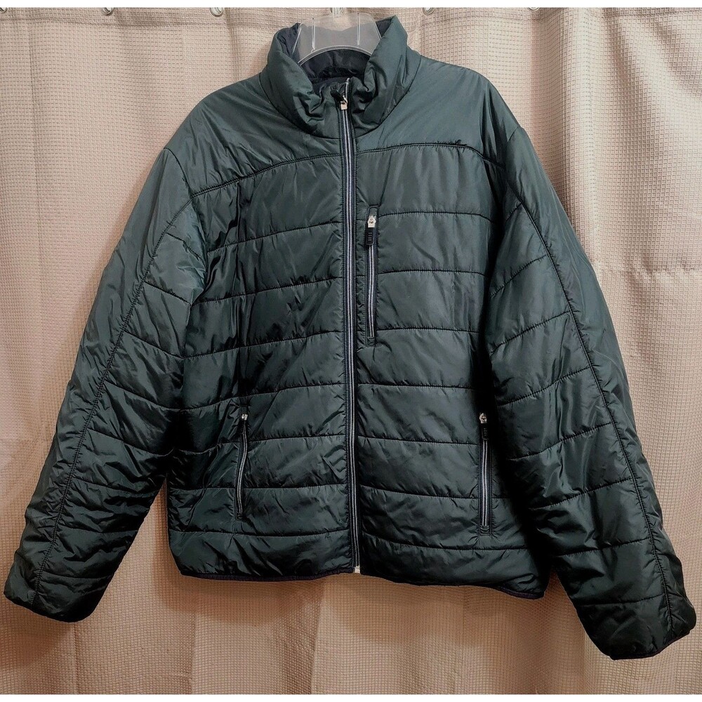 Lands End Jacket Hunter Green Primaloft Puffer Size XL